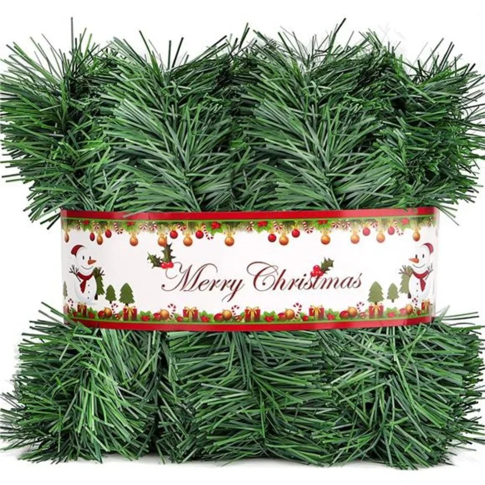 17 Feet Christmas Garland Christmas Decorations, Outdoor Christmas Decor